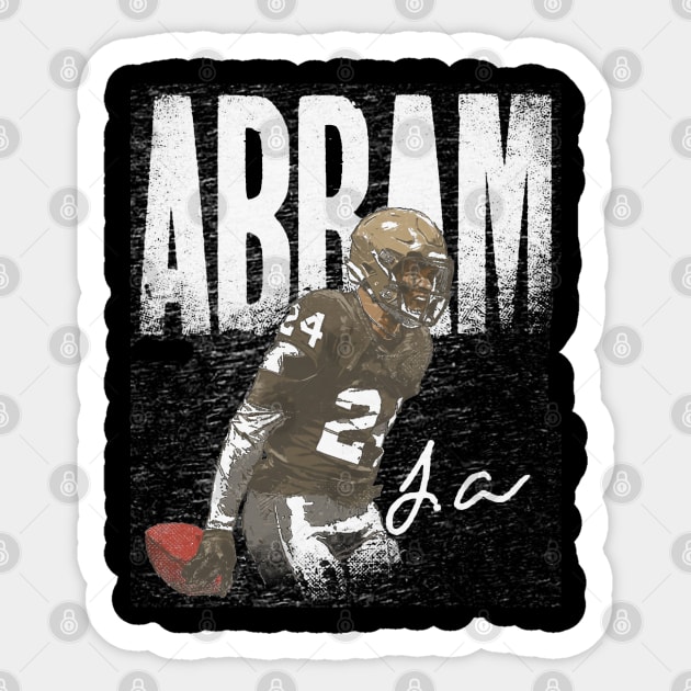 Johnathan Abram New Orleans Bold Sticker by danlintonpro